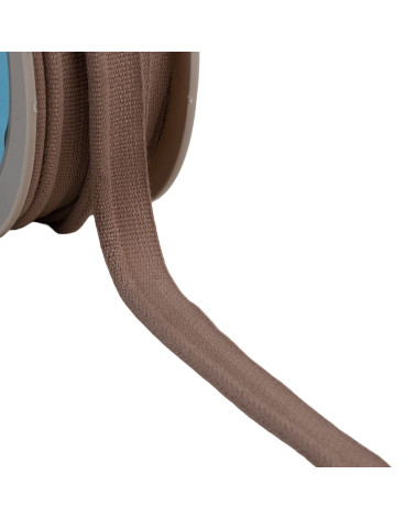 Bobine 20m passepoil cordon 5mm marron chocolat