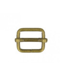 Set of 2 1.5cm antique gold adjustment buckles
