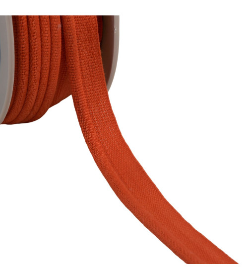 Bobine 20m passepoil cordon 5mm orange bengale