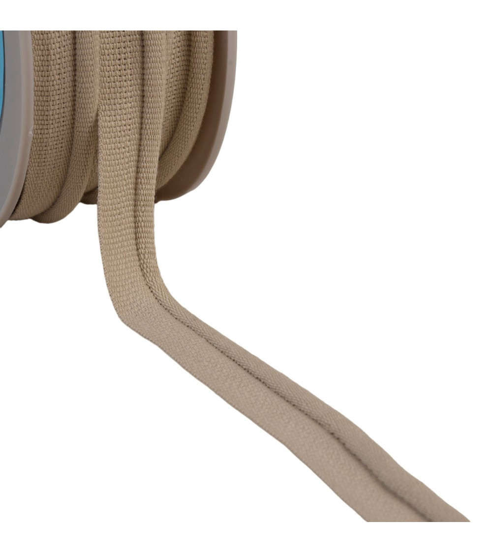 Bobine 20m passepoil cordon 5mm beige/or