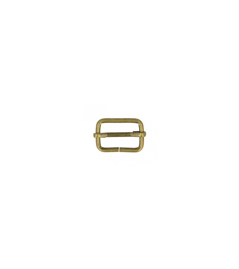 Juego de 2 hebillas de ajuste de 2cm color oro antiguo