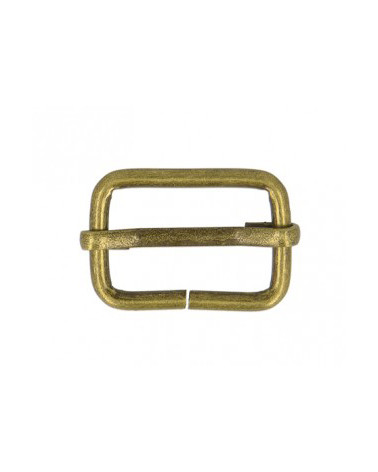 Set mit 2 Verstellschnallen, 2 cm, Farbe Antikgold