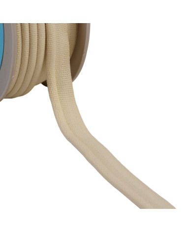 20m spool piping cord 5mm ecru/white