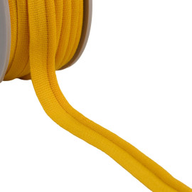 Bobine 20m passepoil cordon 5mm jaune/orange