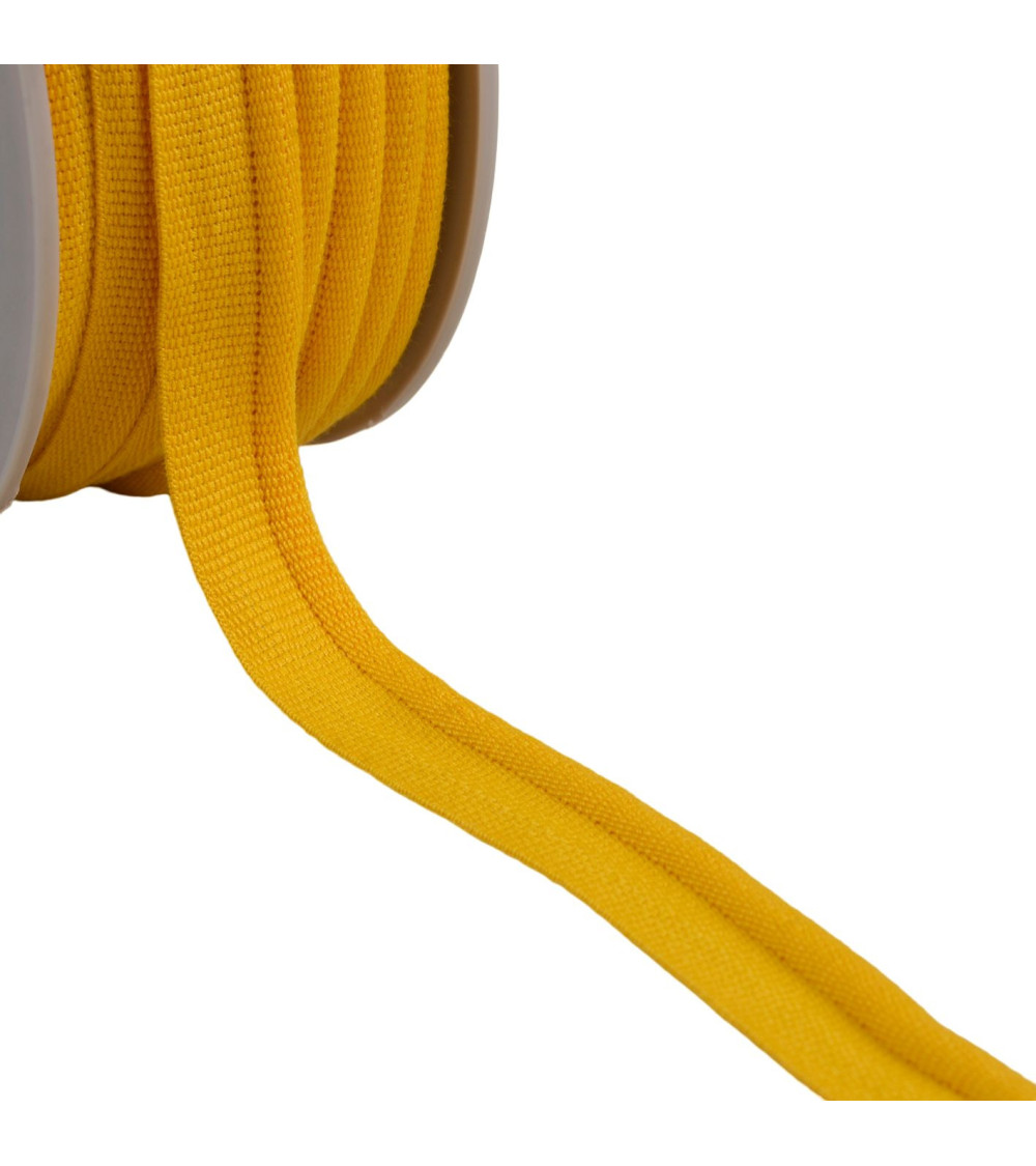 Bobine 20m passepoil cordon 5mm jaune/orange