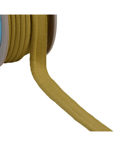 Bobine 20m passepoil cordon 5mm vert/beige