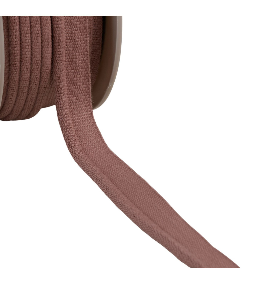 Bobine 20m passepoil cordon 5mm vieux rose