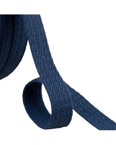 Bobine 25m galon tirets obliques 15mm bleu lavande