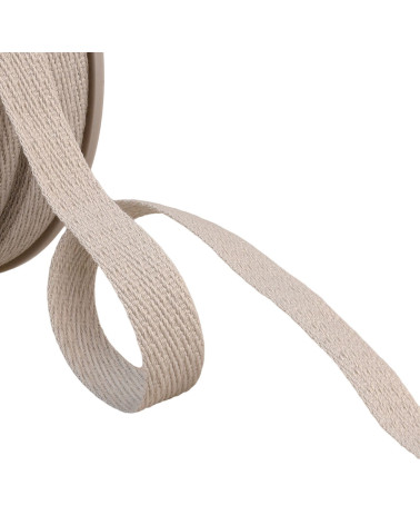 25m reel of oblique dashed braid 15mm grey/blue