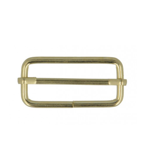 Set of 2 3.8cm gold-colored adjustment buckles