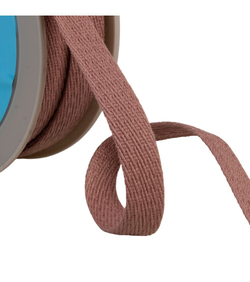 25m reel of oblique dashed braid 15mm old pink