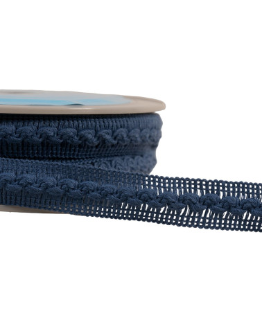 15 m Rolle mit 18 mm lavendelblauem Wellengeflecht