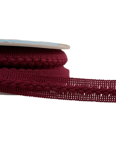 15m reel of 18mm wave braid, plum purple