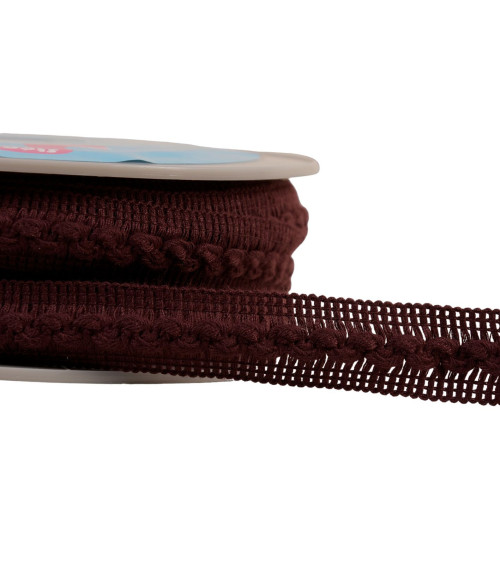 15m reel of 18mm wave braid, plum purple