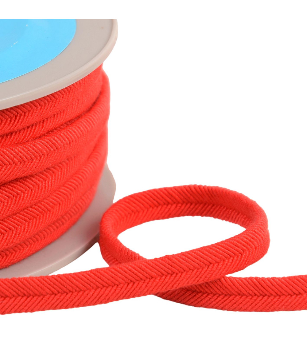 Double 10mm red wire cord per meter