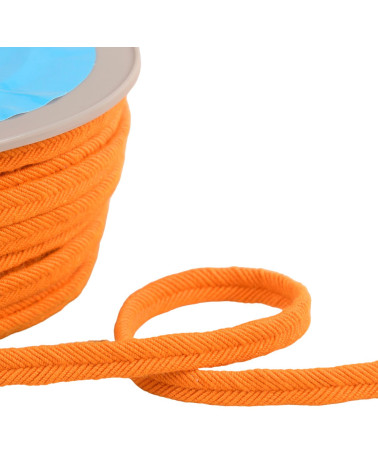 Double wire cord 10mm orange per meter