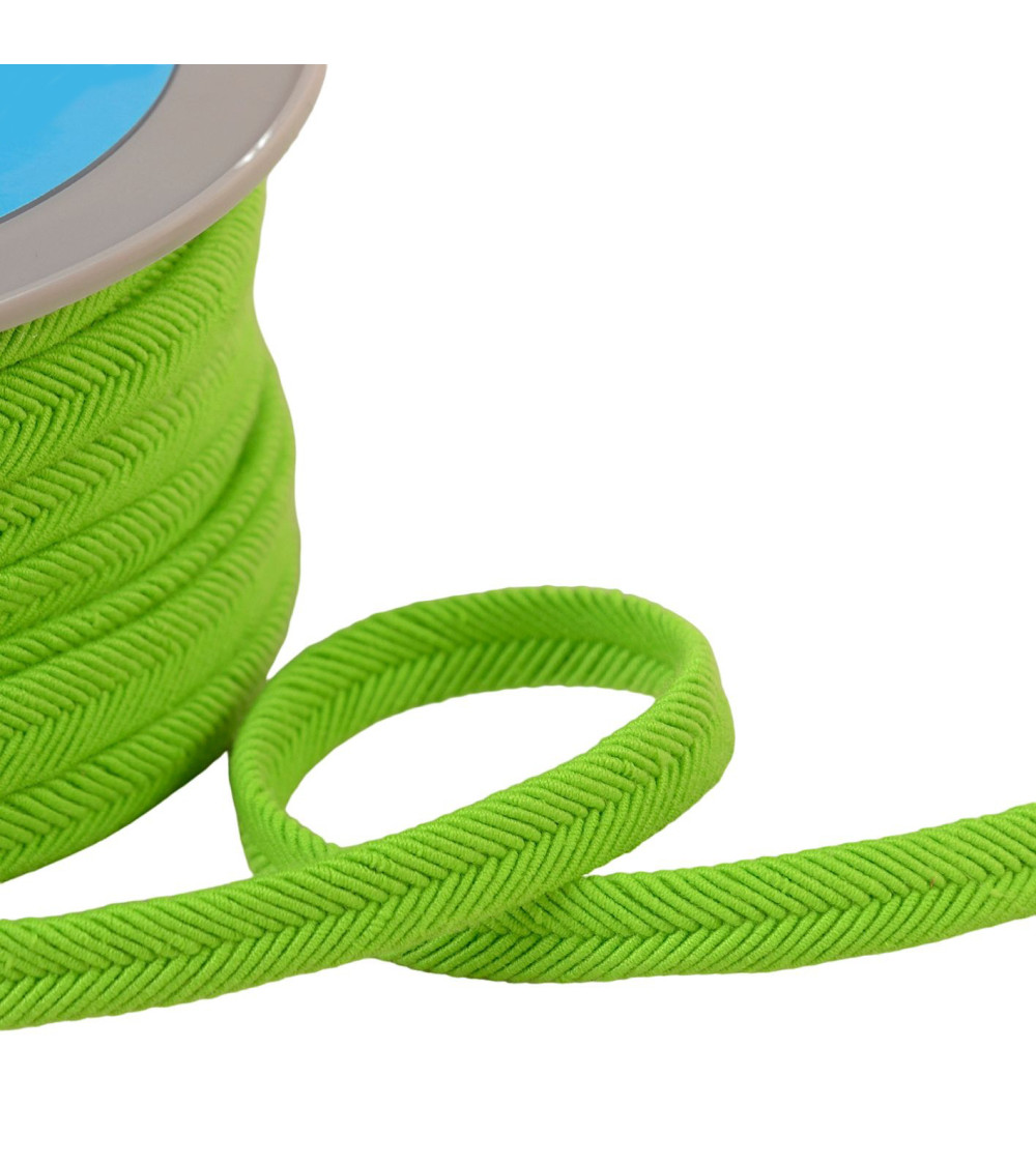 Double anise green 10mm wire cord per meter