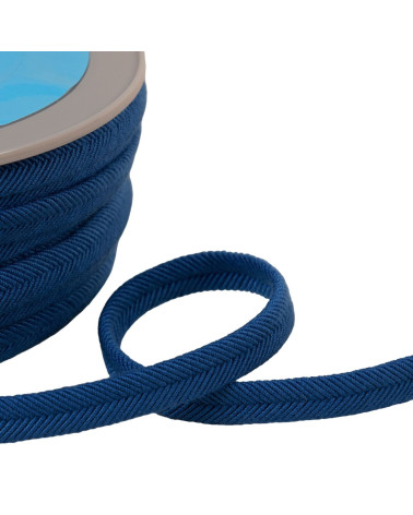 Doppeldrahtschnur 10 mm blau/bengalrot pro Meter