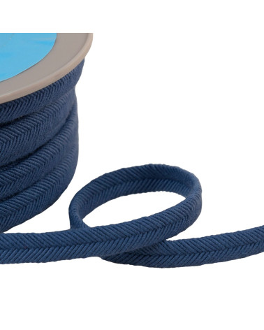 Double wire cord 10mm lavender blue per meter