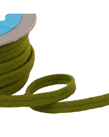 Double 10mm khaki green wire cord per meter