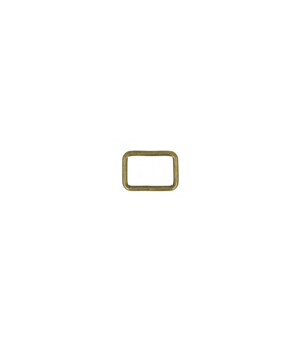 Set di 2 passanti in metallo da 32 mm colore oro antico