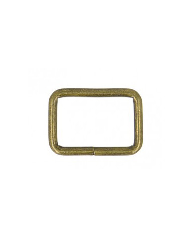Set di 2 passanti in metallo da 32 mm colore oro antico