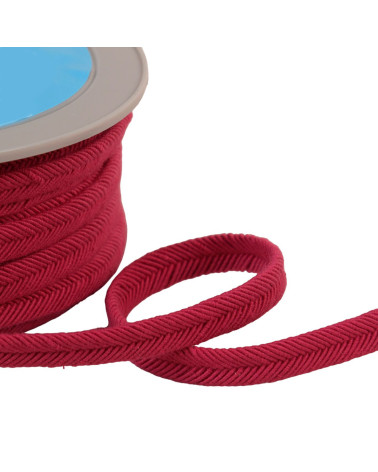 Double wire cord 10mm raspberry pink per meter