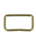 Lot de 2 passants métal 32mm couleur or