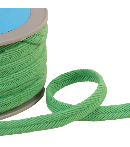 Double cord 10mm water green thread per meter