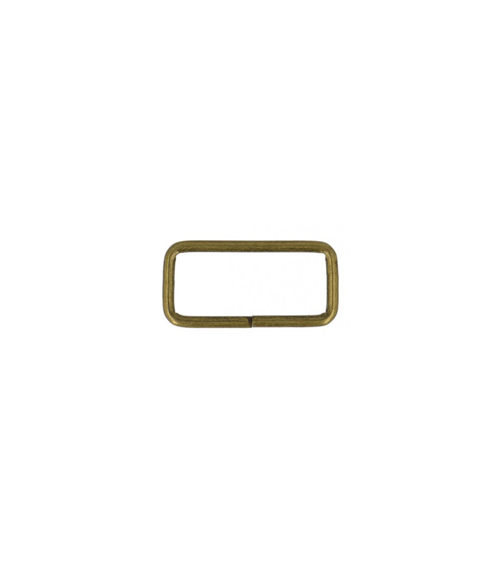 Set di 2 passanti in metallo da 38 mm colore oro antico