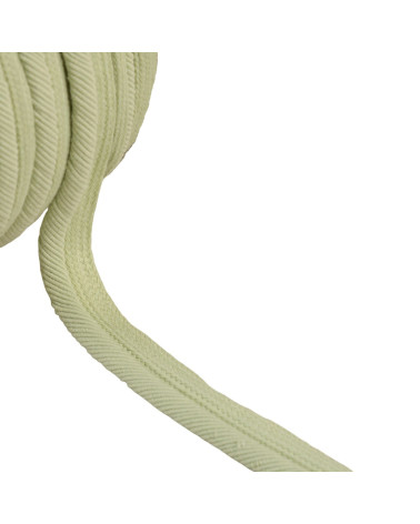 Passepoil cordon fils 6mm vert au mètre
