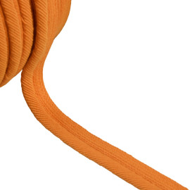 Passepoil cordon fils 6mm orange au mètre