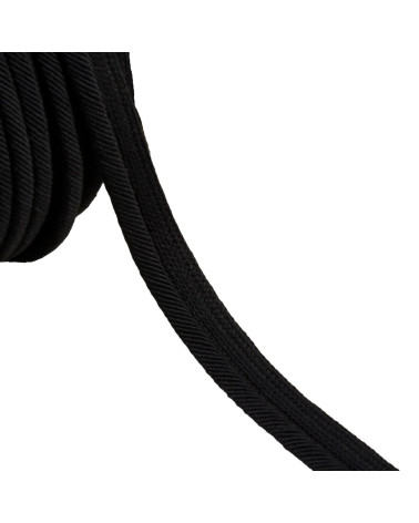 Piping cord cord 6mm black per meter
