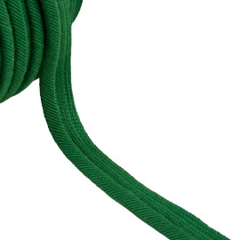 Passepoil cordon fils 6mm vert foncé au mètre