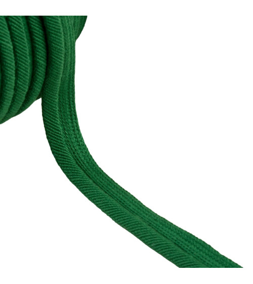 Piping cord thread 6mm dark green per meter