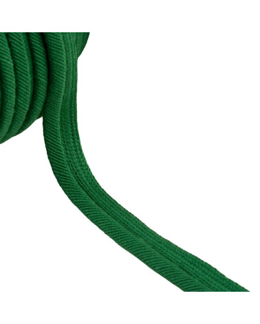 Dark green 6mm cord piping threads per meter