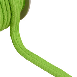 Passepoil cordon fils 6mm vert anis au mètre