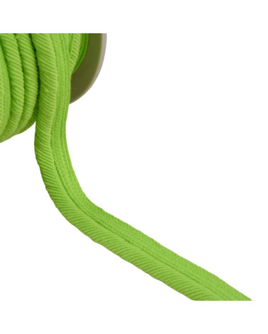 Passepoil cordon fils 6mm vert anis au mètre