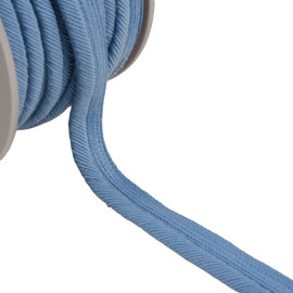 Passepoil cordon fils 6mm bleu gitane au mètre