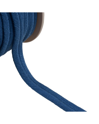 Piping cord thread 6mm blue/red bengal by the meter