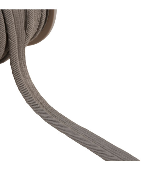 Piping cord thread 6mm gray per meter