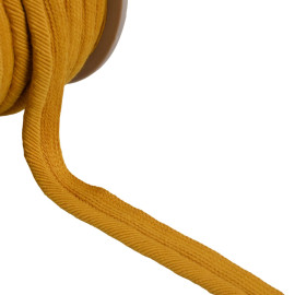 Passepoil cordon fils 6mm jaune moutarde au mètre