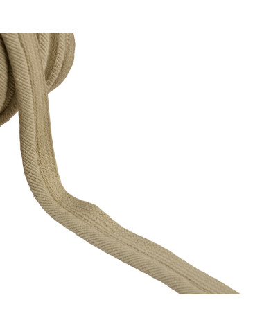 Piping cord thread 6mm taupe brown by the meter
