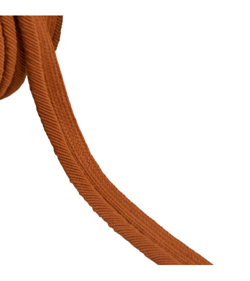 Piping cord thread 6mm rust orange per meter