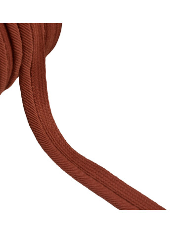 Piping cord thread 6mm rust orange per meter