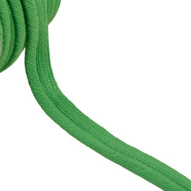 Passepoil cordon fils 6mm vert kaki au mètre