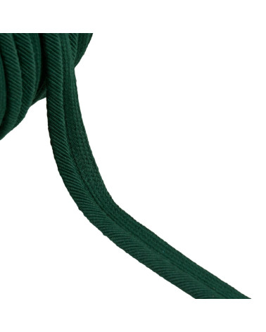 Piping cord thread 6mm bottle green per meter
