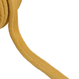 Passepoil cordon fils 6mm jaune/orange au mètre