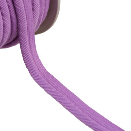 Passepoil cordon fils 6mm violet parme au mètre