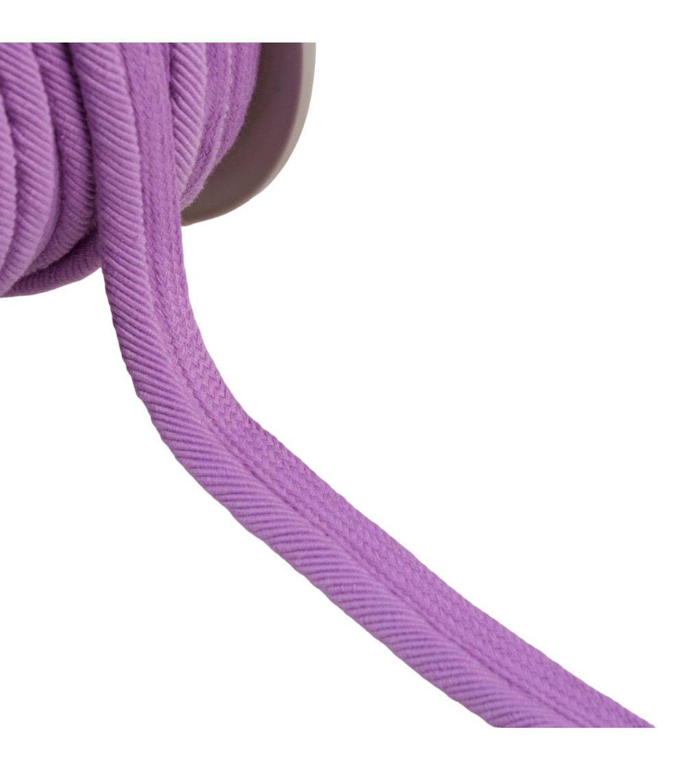 Passepoil cordon fils 6mm violet parme au mètre